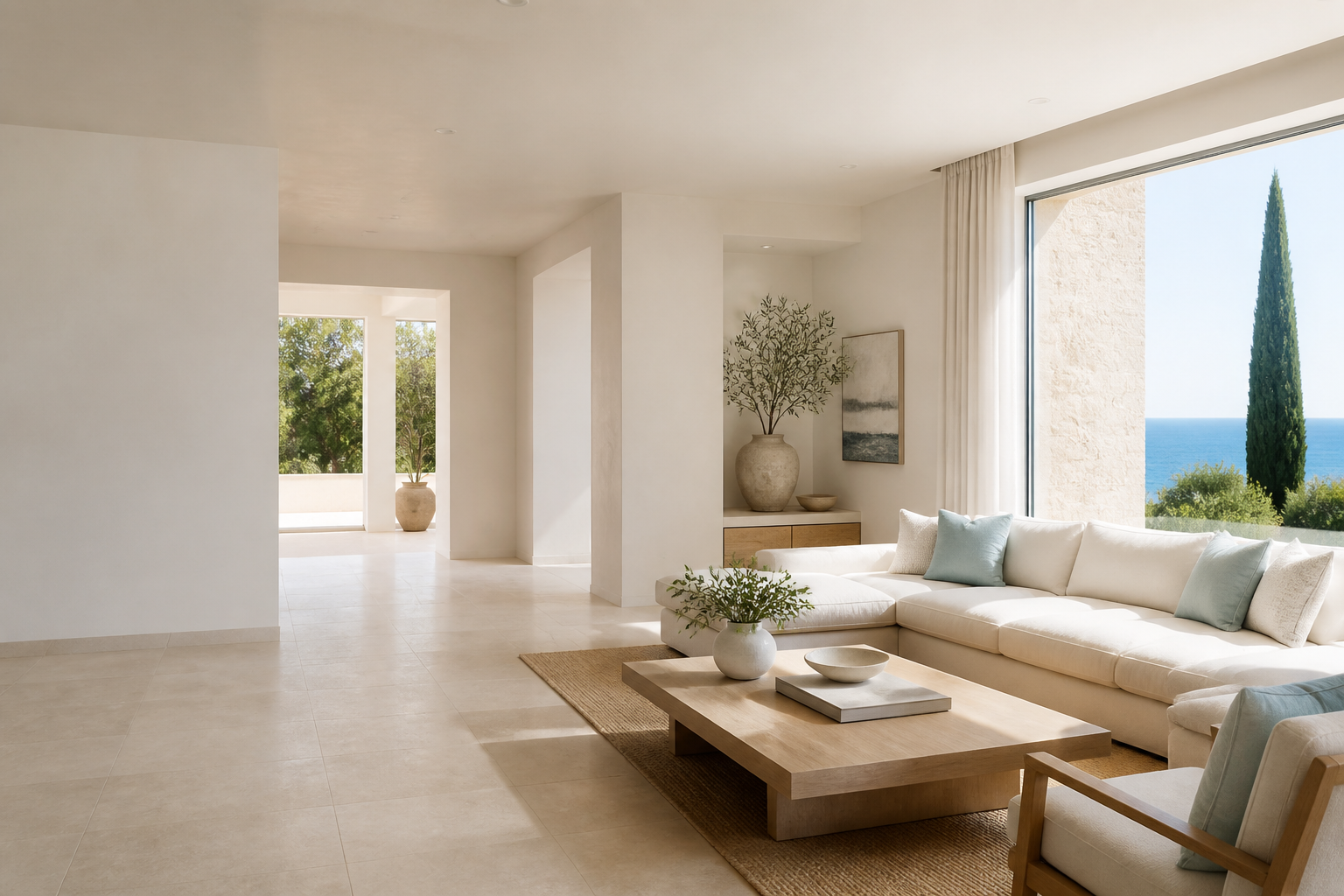 Bright Mediterranean interior